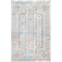 Käytävämatto Linento Paradise M0148 80x300cm luonnonvalkoinen/sininen