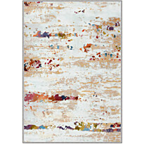 Matto Linento Wookece Senja 40x60cm valkoinen/beige/monivärinen