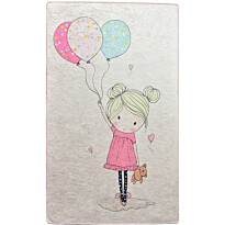 Lastenhuoneen matto Linento Little Girl 140x190cm pinkki