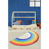 Lastenhuoneen matto Linento Rainbow 85x160cm monivärinen