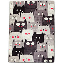 Lastenhuoneen käytävämatto matto Linento Cats 8 80x150cm