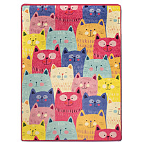 Lastenhuoneen matto Linento Cats 8 120x180cm