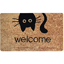 Kynnysmatto Linento Goose Eye PVC 60x40cm ruskea