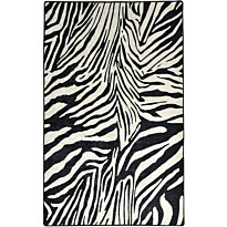 Matto Linento Zebra mustavalkoinen, eri kokoja