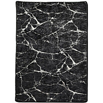Käytävämatto Linento Marble 80x150cm musta
