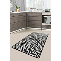 Matto Linento Black White 160x230cm mustavalkoinen