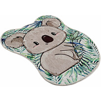 Lastenhuoneen matto Linento Koala Shape4 80x100cm vihreä/beige