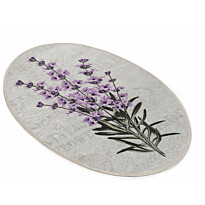 Kylpyhuoneen matto Linento Lavender 60x90cm violetti/harmaa