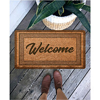 Kynnysmatto Linento Welcome 65x45cm ruskea