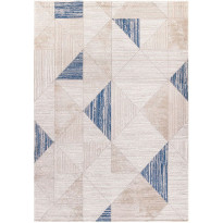 Matto Linento Mila, beige/sininen, eri kokoja