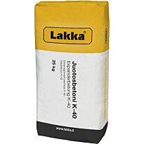 Juotosbetoni Lakka K-40, eri kokoja