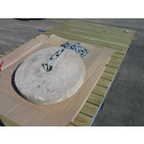 Laiturin betonikiekko Luoman Rentukka, 40kg