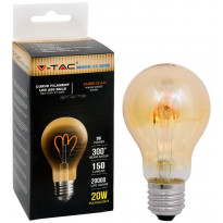 LED-polttimo V-TAC 3W E27 2200 K, 150 lm, A60, meripihka