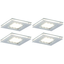 LED-kalustevalaisinsetti Limente LED-Vita 10, 4x4.2W 24V, Verkkokaupan poistotuote