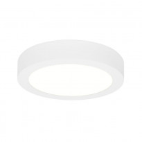 LED-alasvalo Limente DRS-18 Lux, Ø 225x40mm, 18W, IP20, valkoinen