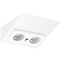 Pistorasia Limente Mini-2C USB, IP20, 58x162x170mm, valkoinen, Verkkokaupan poistotuote