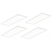 LED-kalustevalaisinsetti Limente LED-Flat 22, 4x7.6W, valkoinen