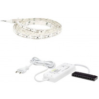 LED-nauha Limente 4m, IP20/IP44, 24V, 4000K + virtalähde