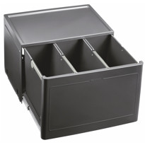 Jäteyksikkö Blanco Botton Pro 60 Manual, 350x525x400mm, 3 astiaa, pohjakiinnitys