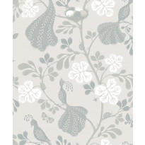 Tapetti Littlephant Night Birds, vaaleansininen