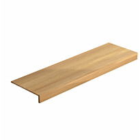 Porrasaskelma Lundbergs Premium 1000x294mm yksöisaskelma tammi lakattu
