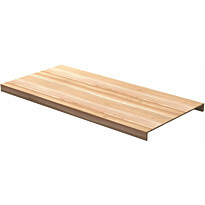 Porrasaskelma Lundbergs Rustic 590mm kaksoisaskelma tammi öljytty eri leveyksiä