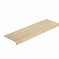Porrasaskelma Lundbergs Premium 1000x294mm yksöisaskelma Nordic White