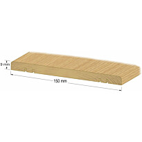 Kynnys Lundbergs 9x150x2000mm tammi lakattu, Verkkokaupan poistotuote