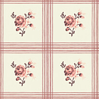 Tapetti Långelid/Von Brömssen Rose, 0.53x10.05m, non-woven