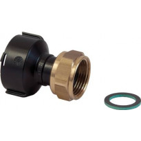 Suoraosa Uponor Q&amp;E pyör. mutt. PPM 1&quot;SK-3/4&quot;SN