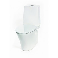 WC-istuin Ido Glow 64, kanneton, 2-huuhtelu, S/P-lukko