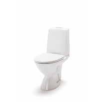 WC-istuin Ido Glow 63, kanneton, kiinnitysreiillä, 2-huuhtelu, poistoputki vasemmalle