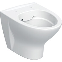 Seinä-WC-istuin IDO Glow Style Rimfree, huuhtelukaulukseton, 50,5 cm, valkoinen