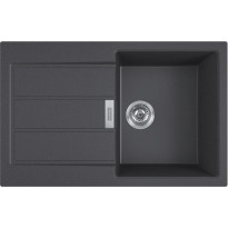 Keittiöallas Franke HS Sirius S2D 611-78, 780x500mm, Tectonite, musta