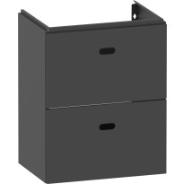 Allaslaatikosto Polaria Mille, 490x600 mm, harmaa