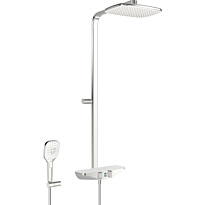 Sadesuihkusetti Oras Esteta Wellfit 7592-11, termostaattihanalla, kromi/valkoinen, Verkkokaupan poistotuote