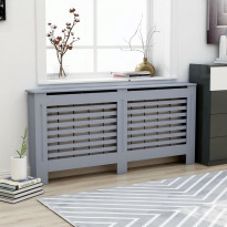 Lämpöpatterin suoja antrasiitti 172x19x81cm mdf