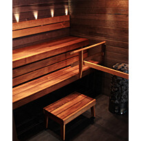 Laudepaketti Prosauna Pro-laude 210, leveys max. 2100mm, syvyys 530/410mm, thermohaapa