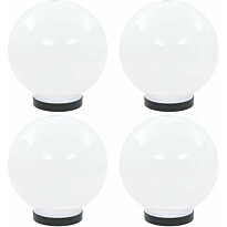 Led-pallovalaisimet 4 kpl 20 cm akryyli