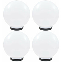 Led-pallovalaisimet 4 kpl 25 cm akryyli