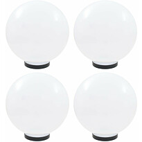 Led-pallovalaisimet 4 kpl 30 cm akryyli