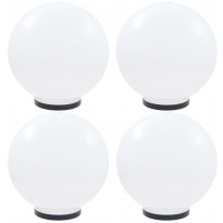 Led-pallovalaisimet 4 kpl 40 cm akryyli