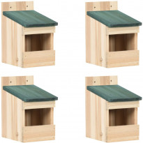 Linnunpöntöt 4 kpl 12x16x20 cm kuusi