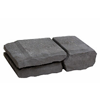 Loimumuurikivi Lakka 360x180x90mm, musta