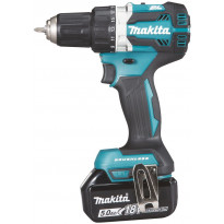 Akkuporakone Makita DDF484RTJ, 54/30Nm, 18V, 2x5.0Ah akuilla + Makpac