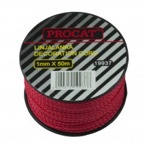 Linjalanka Procat Ø1.0mm, punainen, 50m/rll