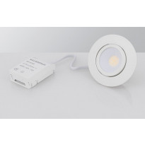 LED-alasvalo Malmbergs MD-230 5W, IP44, valkoinen