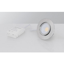 LED-alasvalo Malmbergs MD-230 5W, IP44, kromi