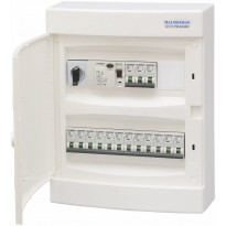 Ryhmäkeskus Malmbergs 2x12 modulia, IP40, pinta-asennus