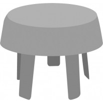 Ilmastusputken säätöventtiili Meltex, Ø110 mm, Merika 132, harmaa